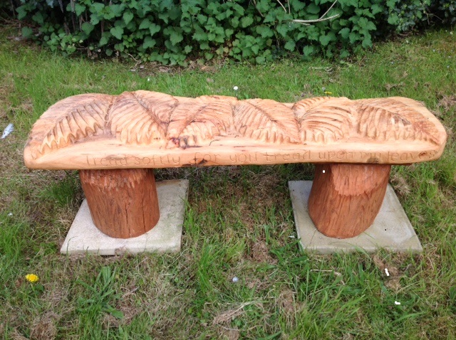 Elm Bench stolen from Knuston Hall